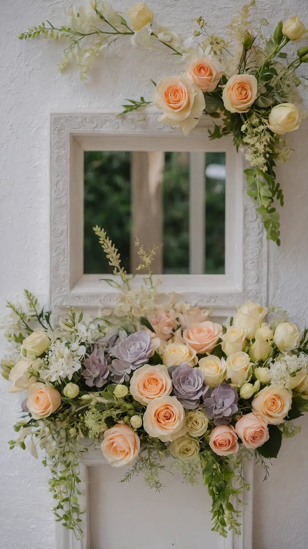 Radiant Floral Reflections