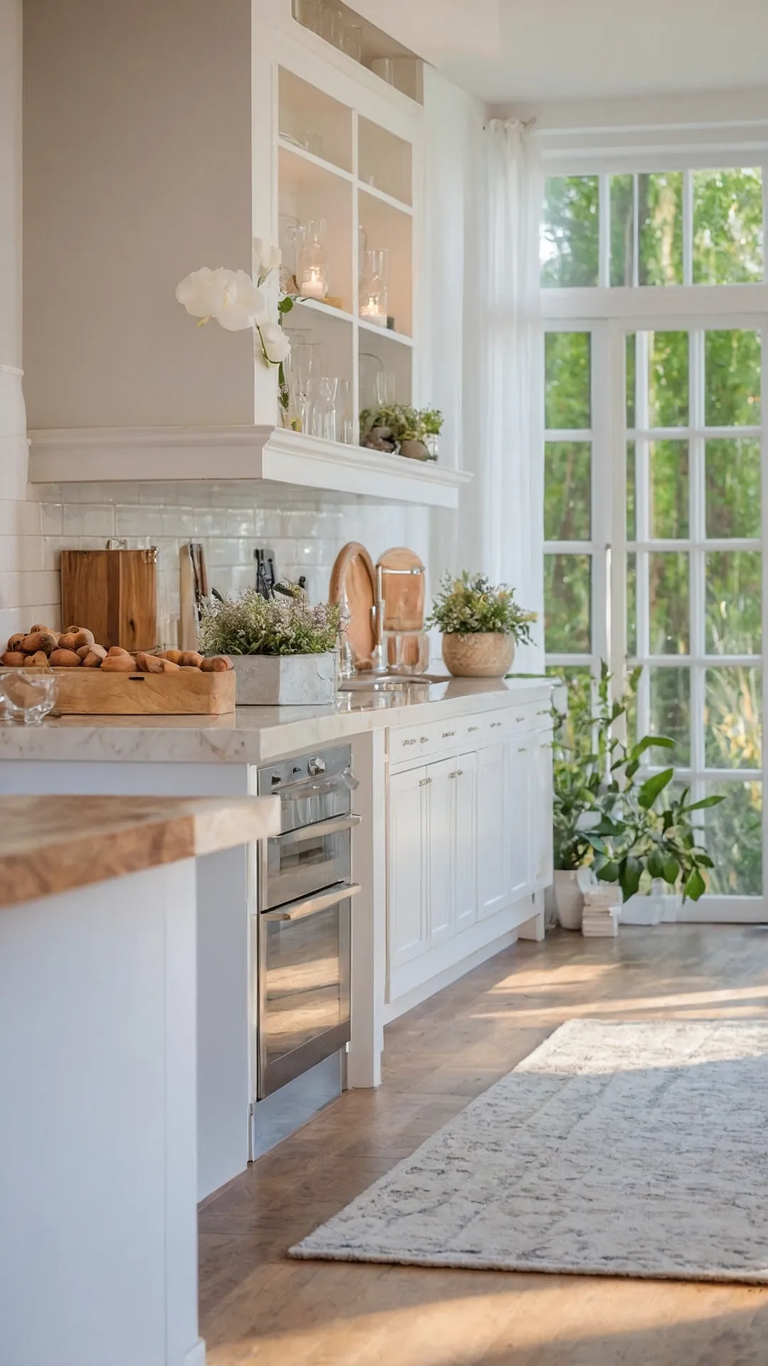 Forest-Inspired Kitchen