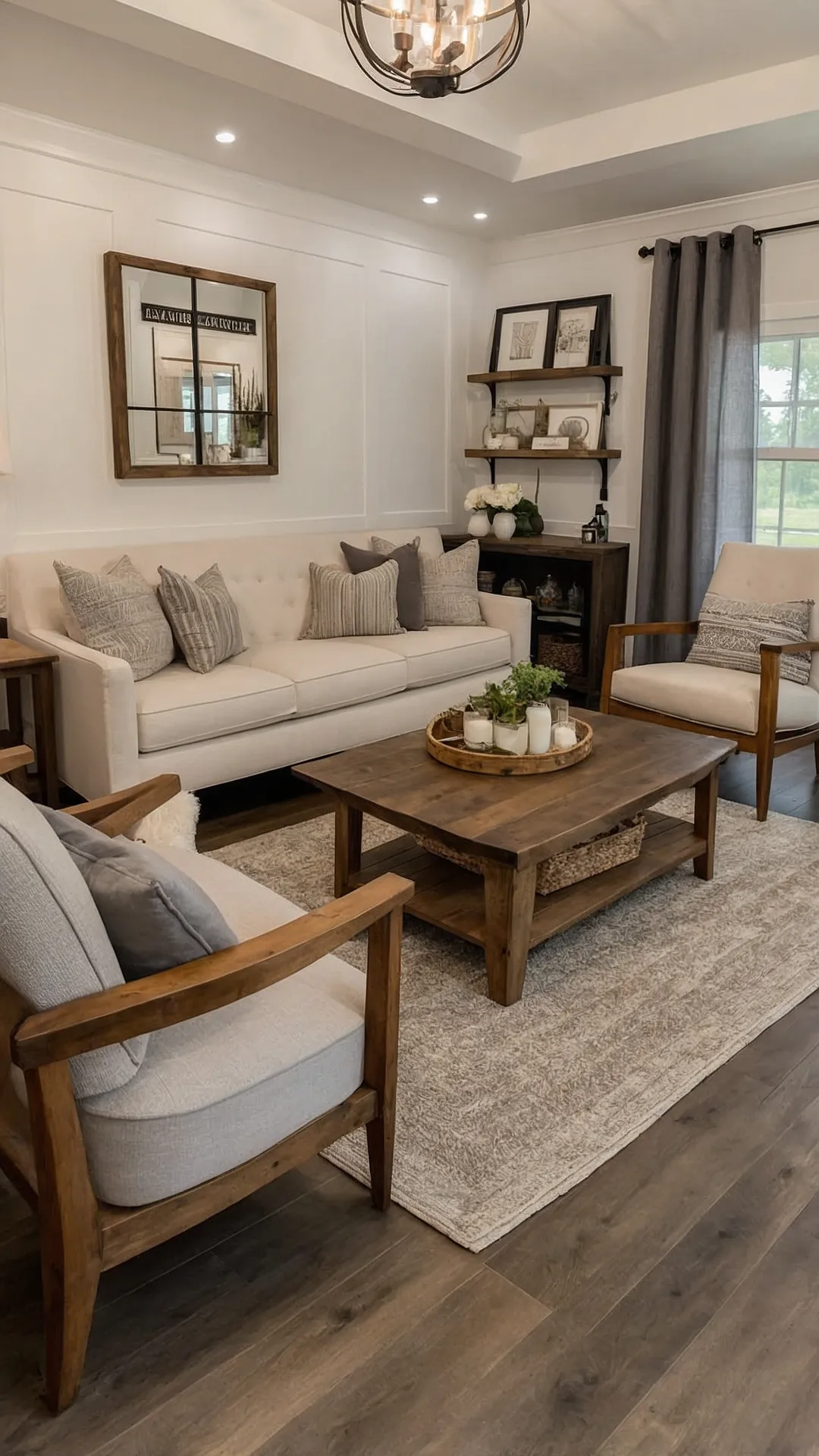 Contemporary Farmhouse Lounge