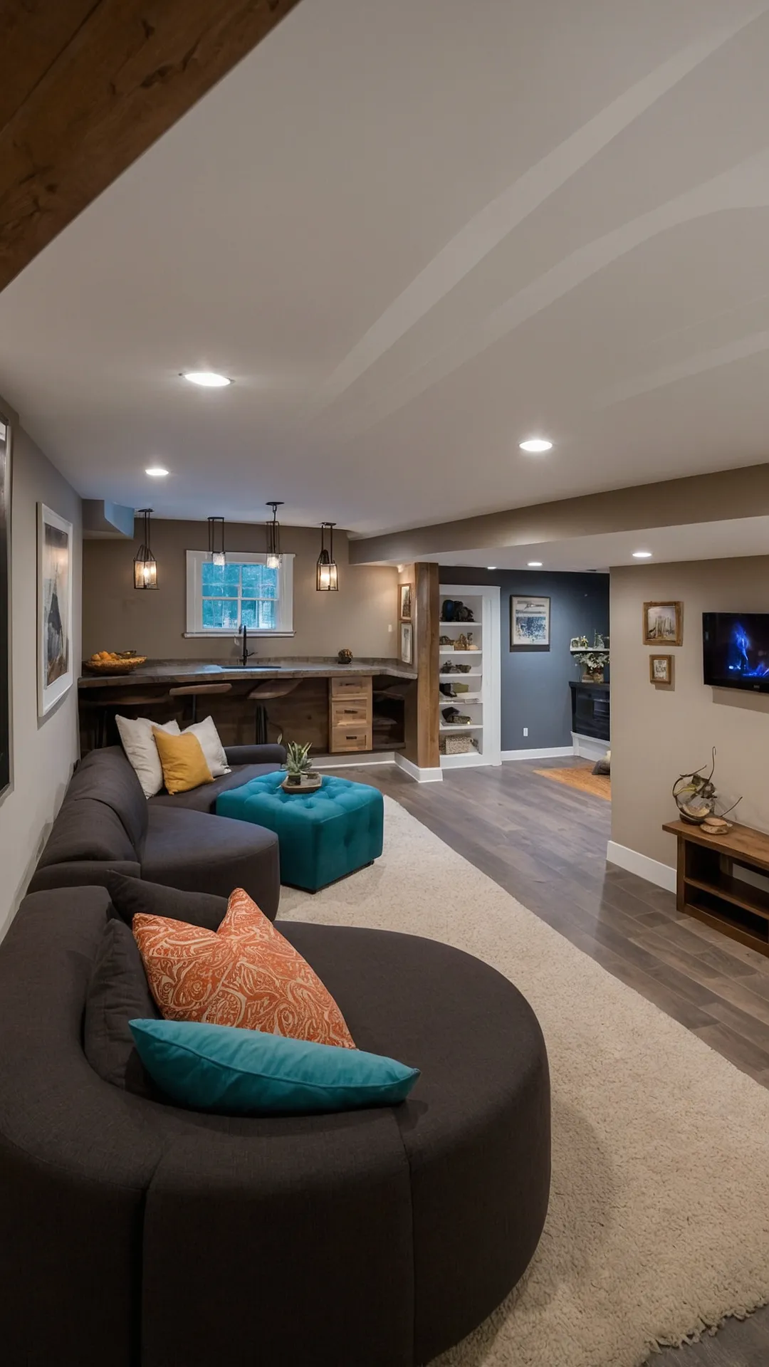 Sleek and Stylish Lounge