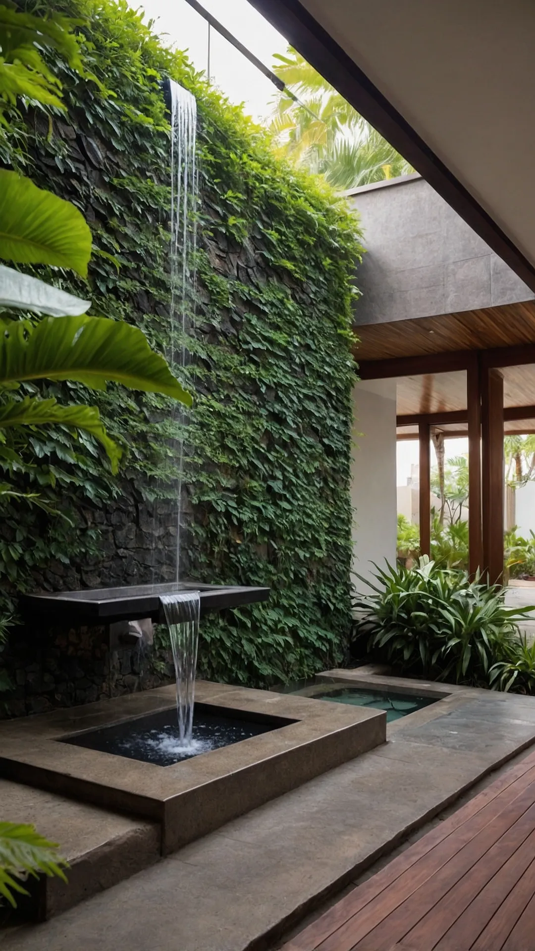 Dynamic Facade Fountain