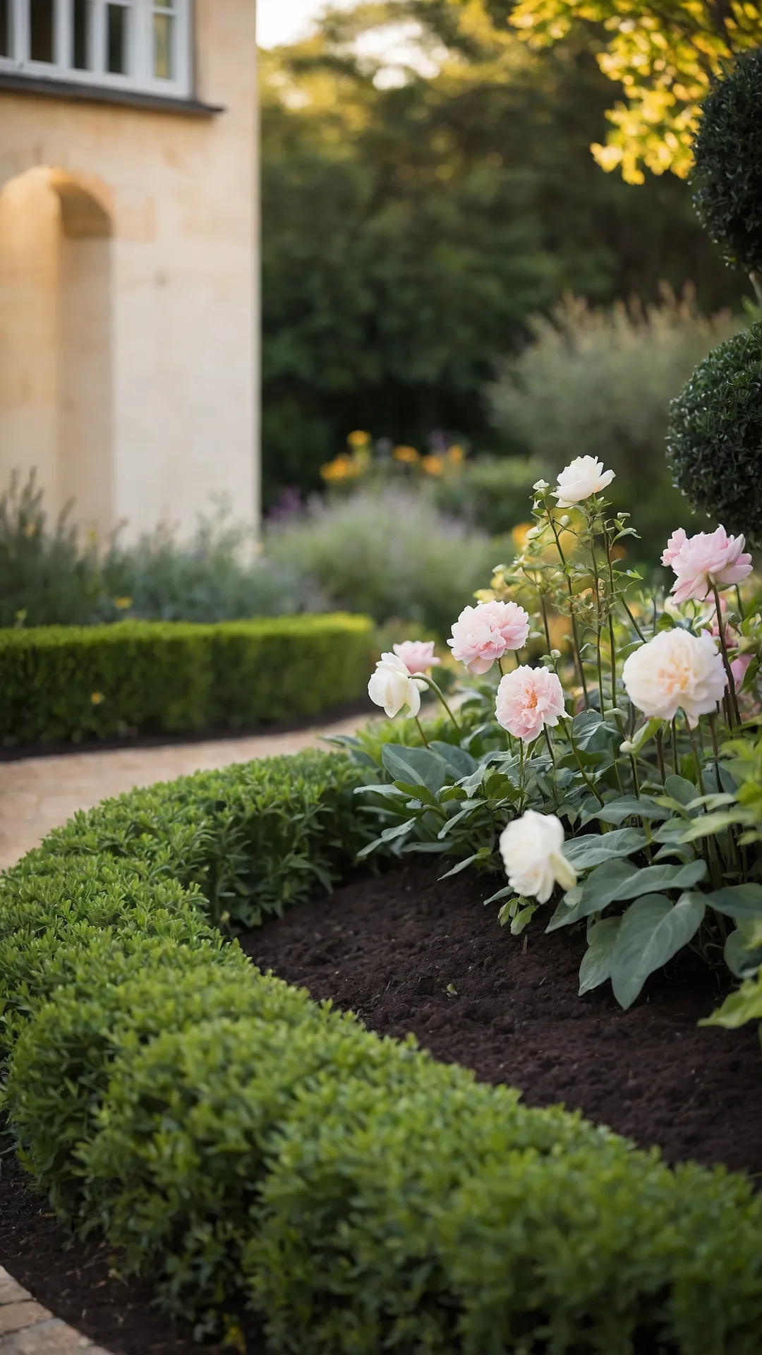 Pristine Greens and Delicate Whites