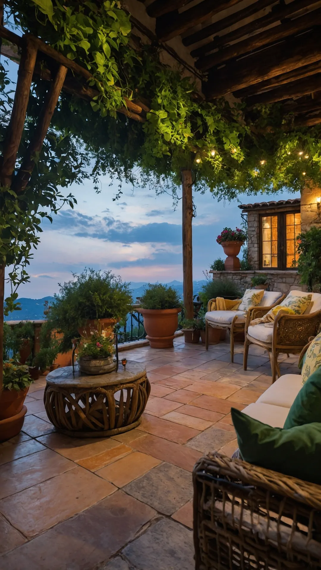 Tuscan Terrace Tranquility