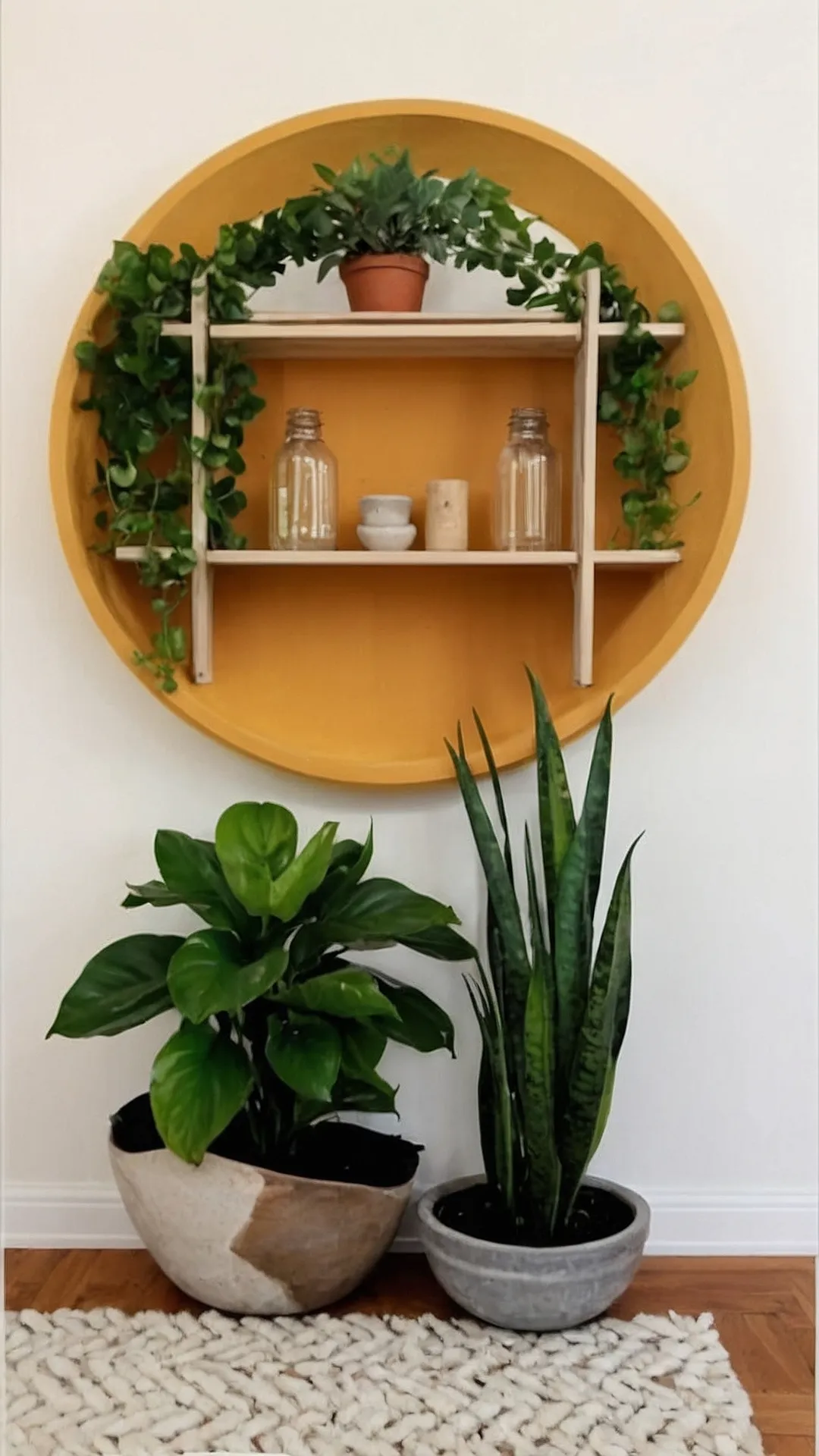 Botanical Corners and Playful Shelving