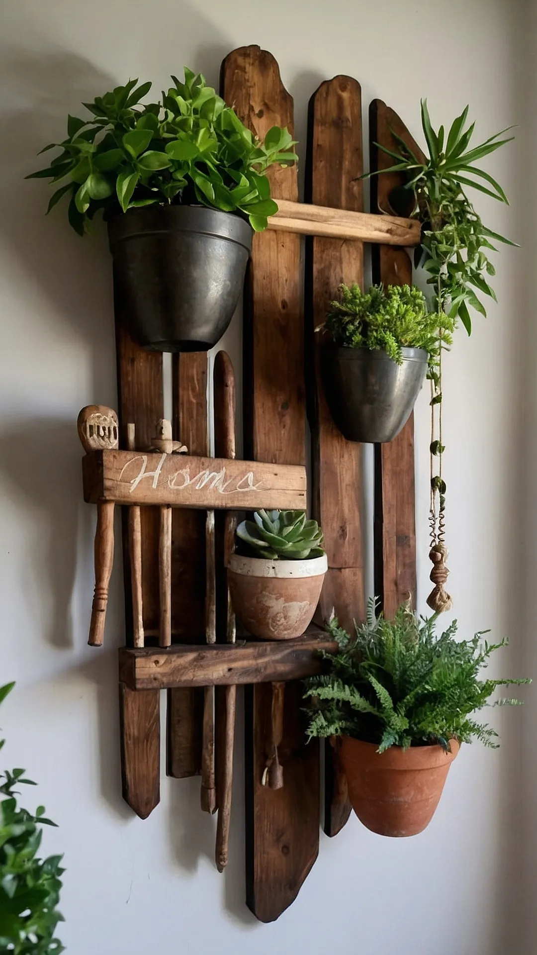 Rustic Vertical Gardens