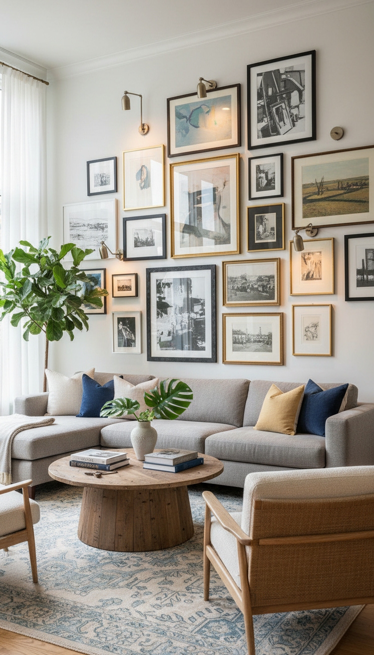 wall mounted lights living room - Adjustable Wall Lights Perfect for Art Display