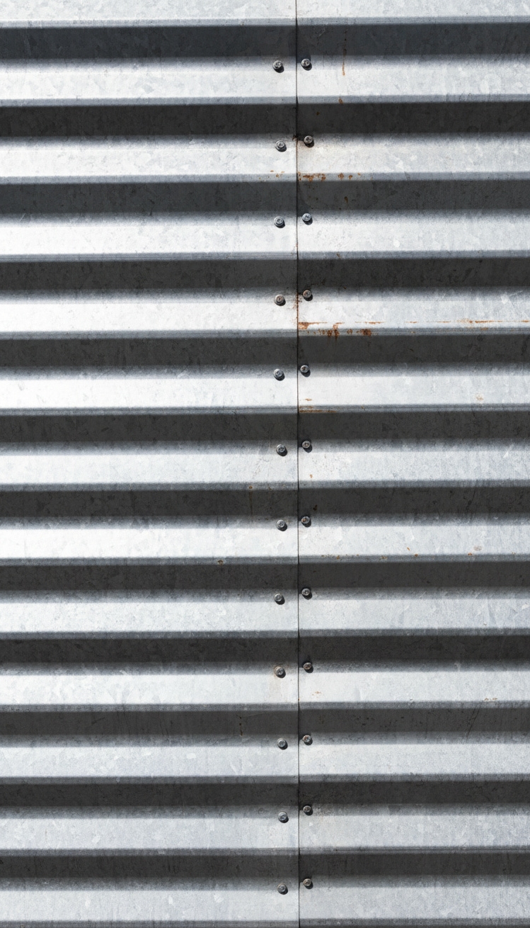 exterior wall texture patterns - Corrugated Metal Wall Texture Designs - These metal walls sing in the sun. The...