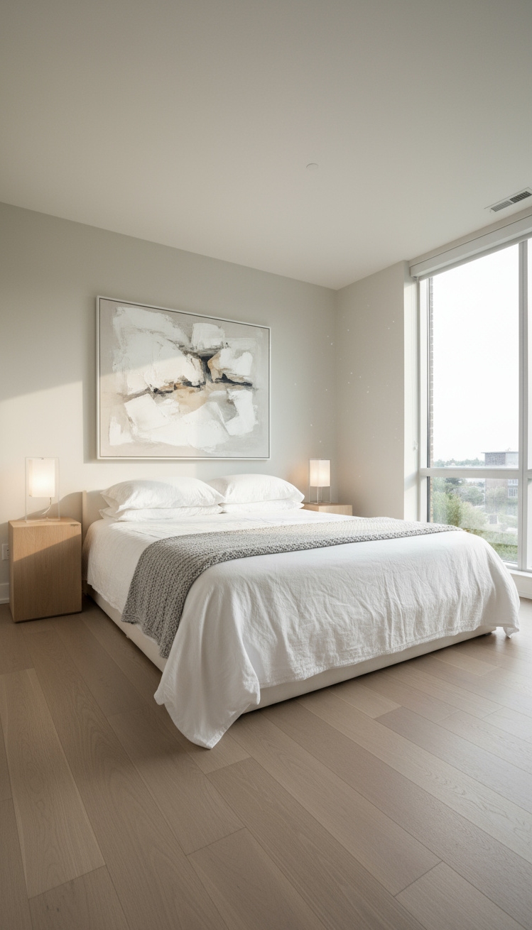 serene interior colors - Bedroom Freshness: Cloud White Palette