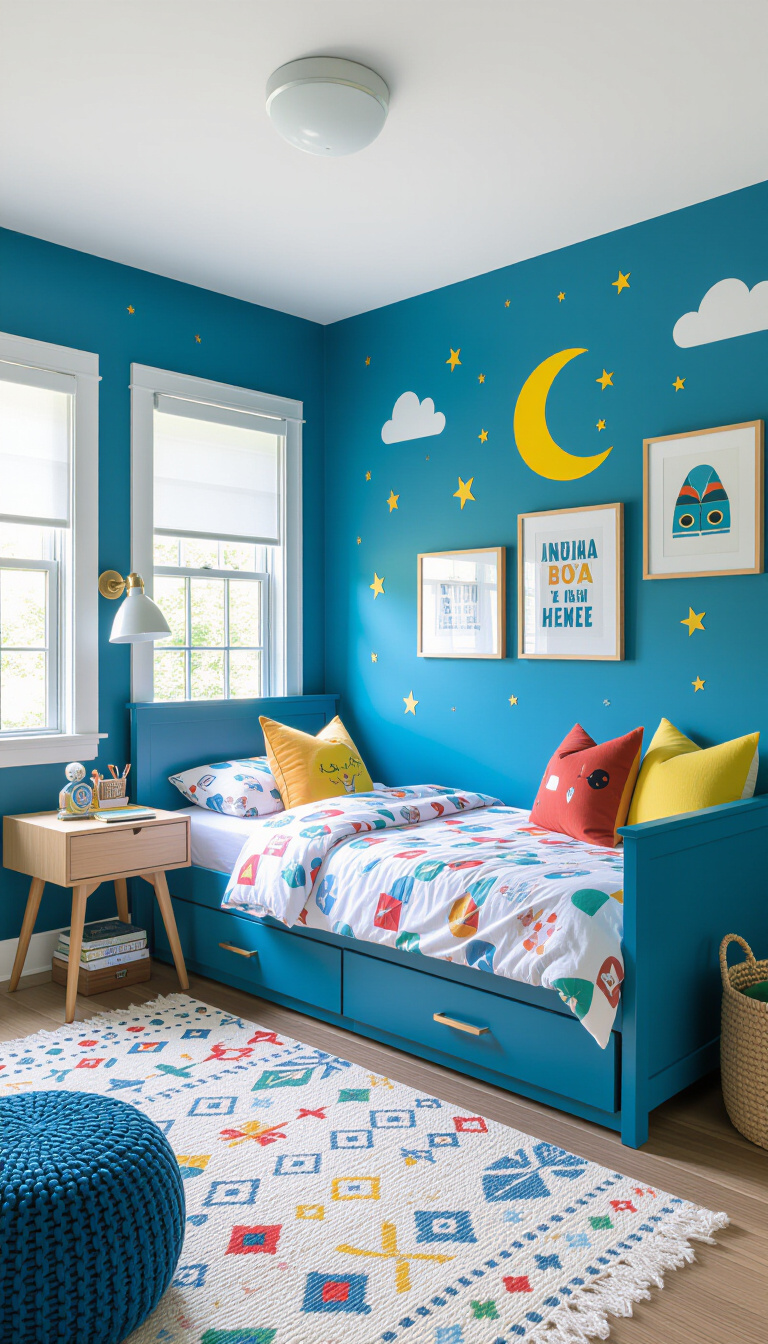 bedroom ideas inspiration - Playful Kids’ Room: Bright and Cheerful