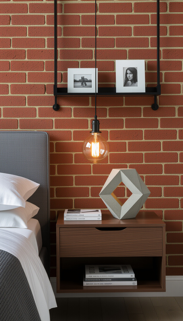 bedroom ideas inspiration - Industrial Twilight: Edgy and Refined