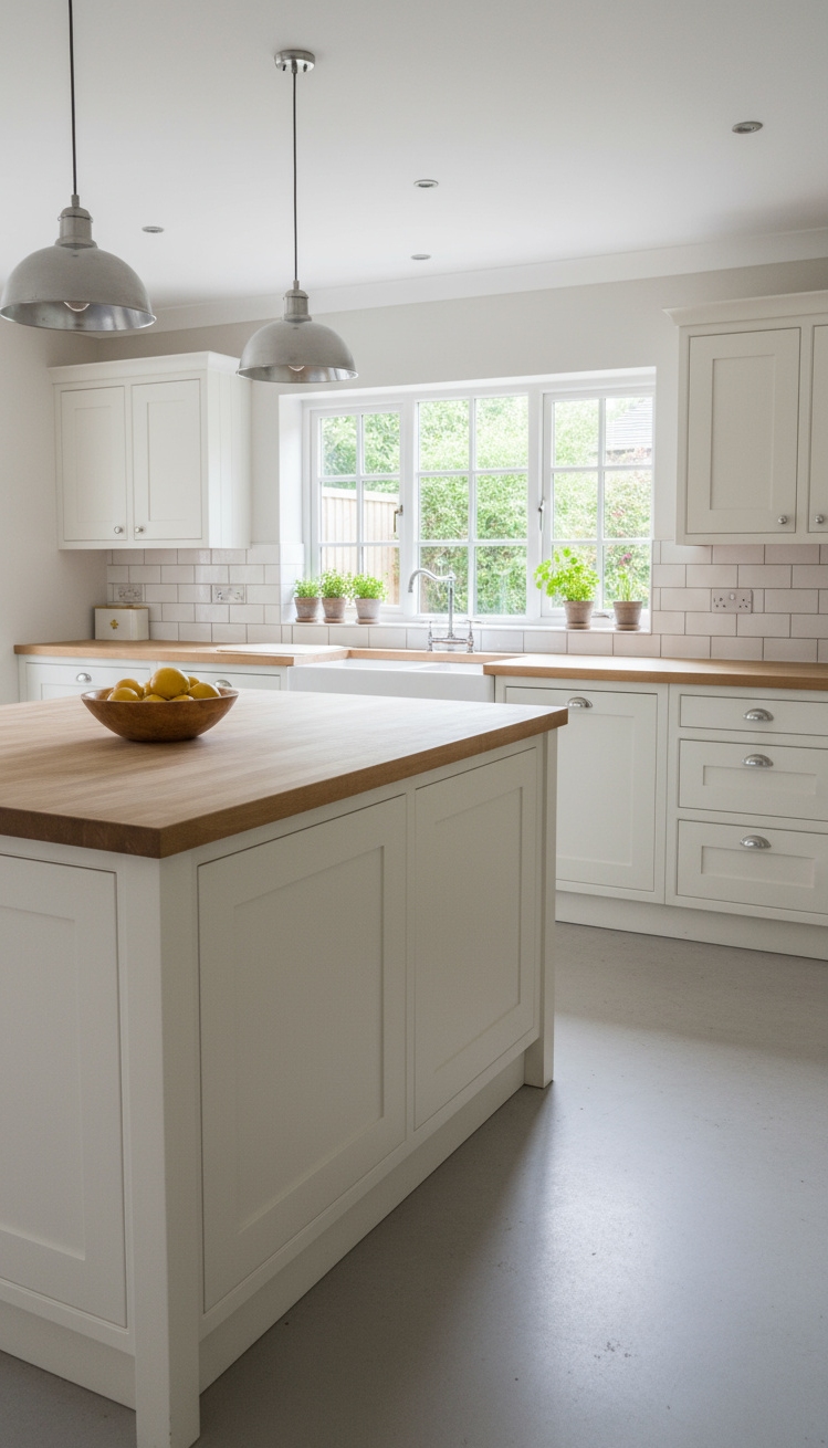 White Kitchen Ideas - Bright and Inviting White Kitchens: A Blend of Modern and Rustic