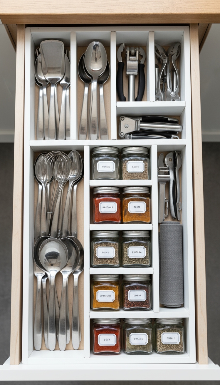 White Kitchen Ideas - Drawer Organization: Details That Elevate White Kitchens