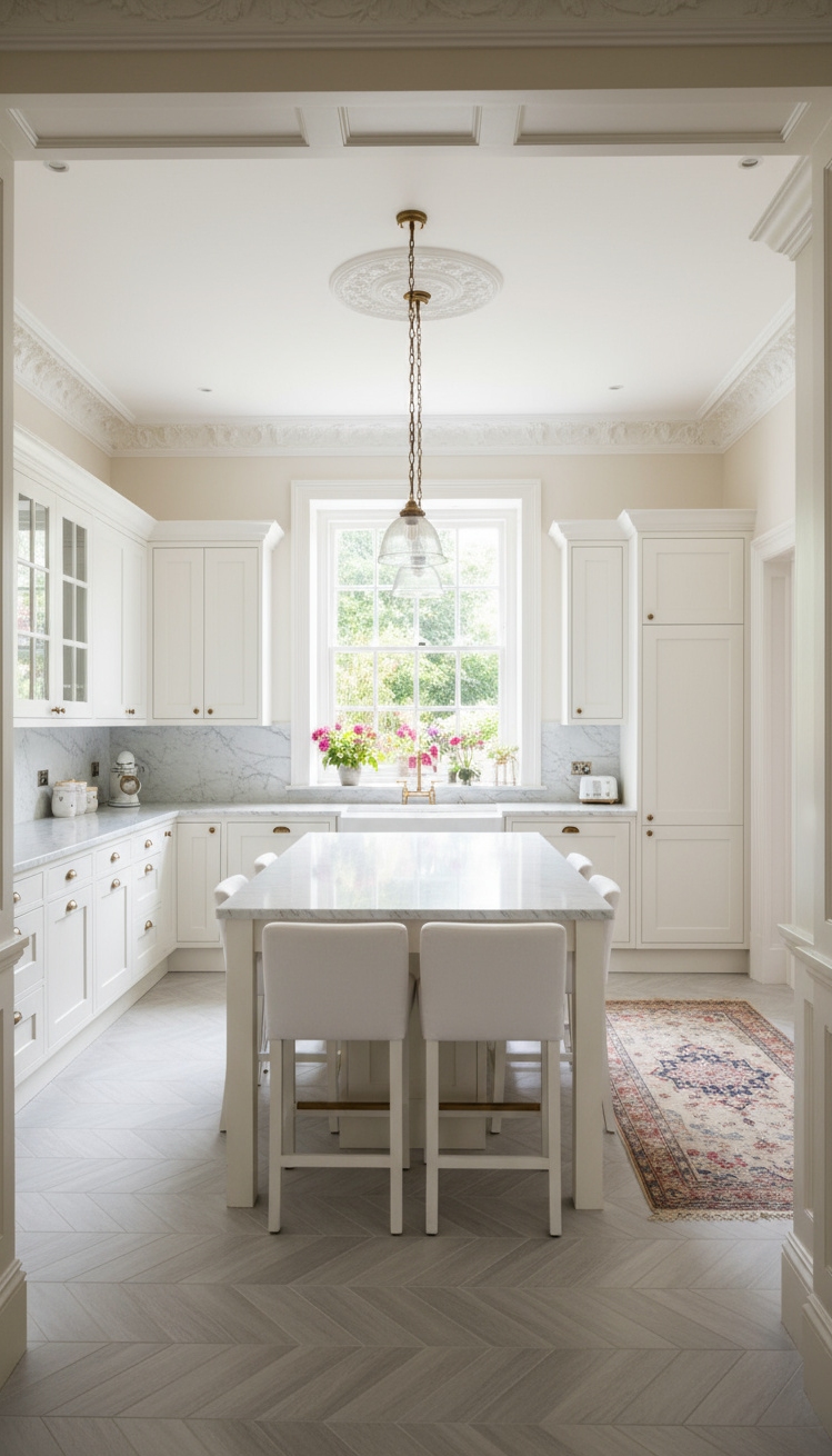 White Kitchen Ideas - Elegant and Airy White Kitchens: Light-Filled Sophistication