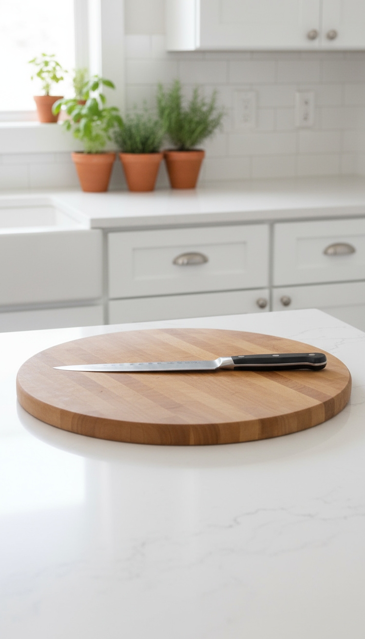 White Kitchen Ideas - Countertop Details: Combining Function and Style in White Kitchens