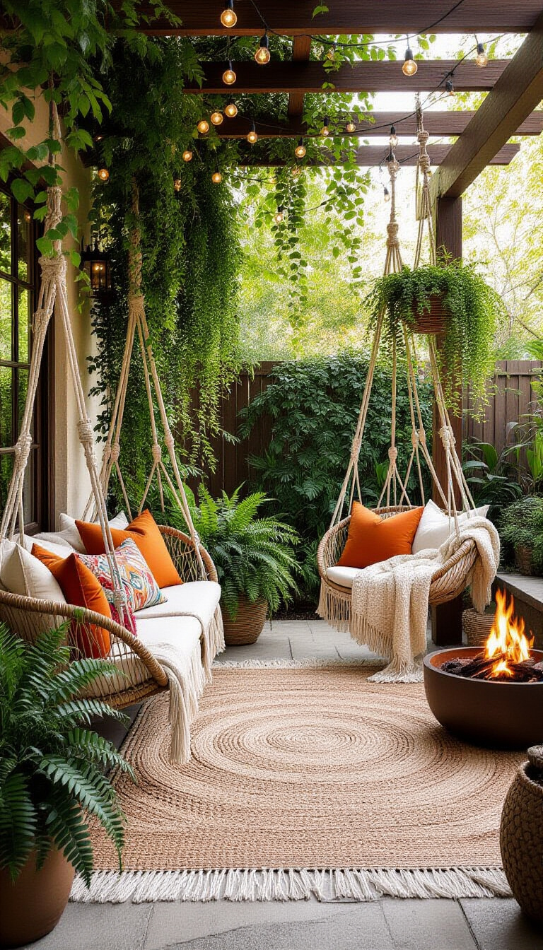 modern fall decor ideas - Contemporary Comfort: Layering Textures for Fall - A sunlit living room with cozy accents