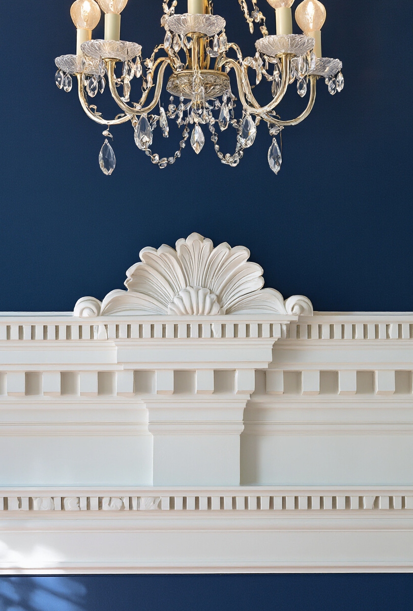 wall moldings - Wall Moldings: Architectural Elegance Defined - The eye immediately catches the Victorian dentil crown...