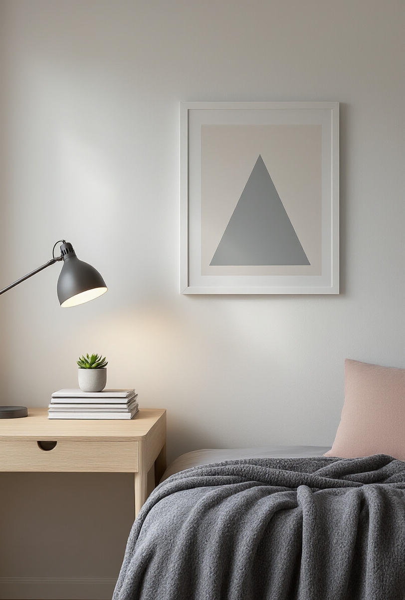dorm room decor - Your Serene Dorm Oasis - Sunlight streams through the window, softly illuminating this...