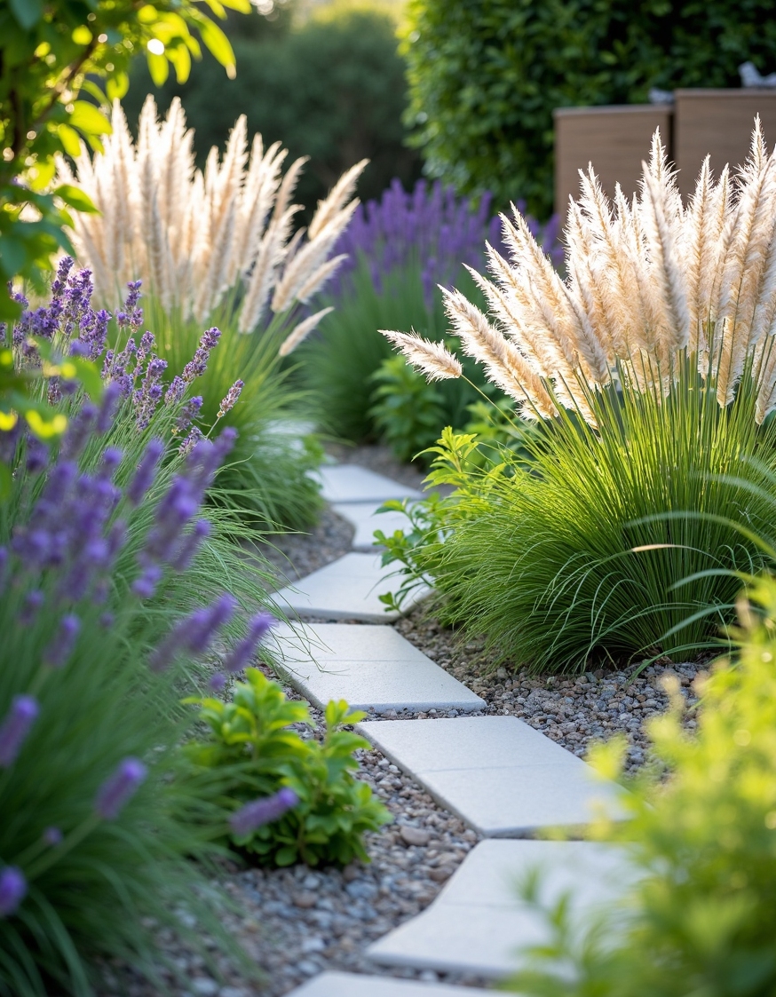 tranquil sensory garden designed touch feathery 1 2