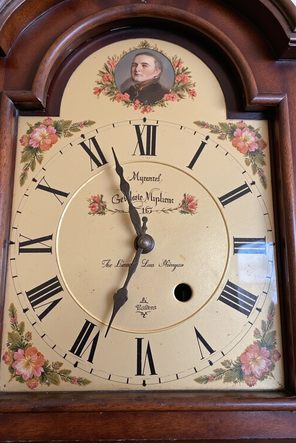 grandfather clock examples - Antique Grandfather Clocks with Roman Numerals