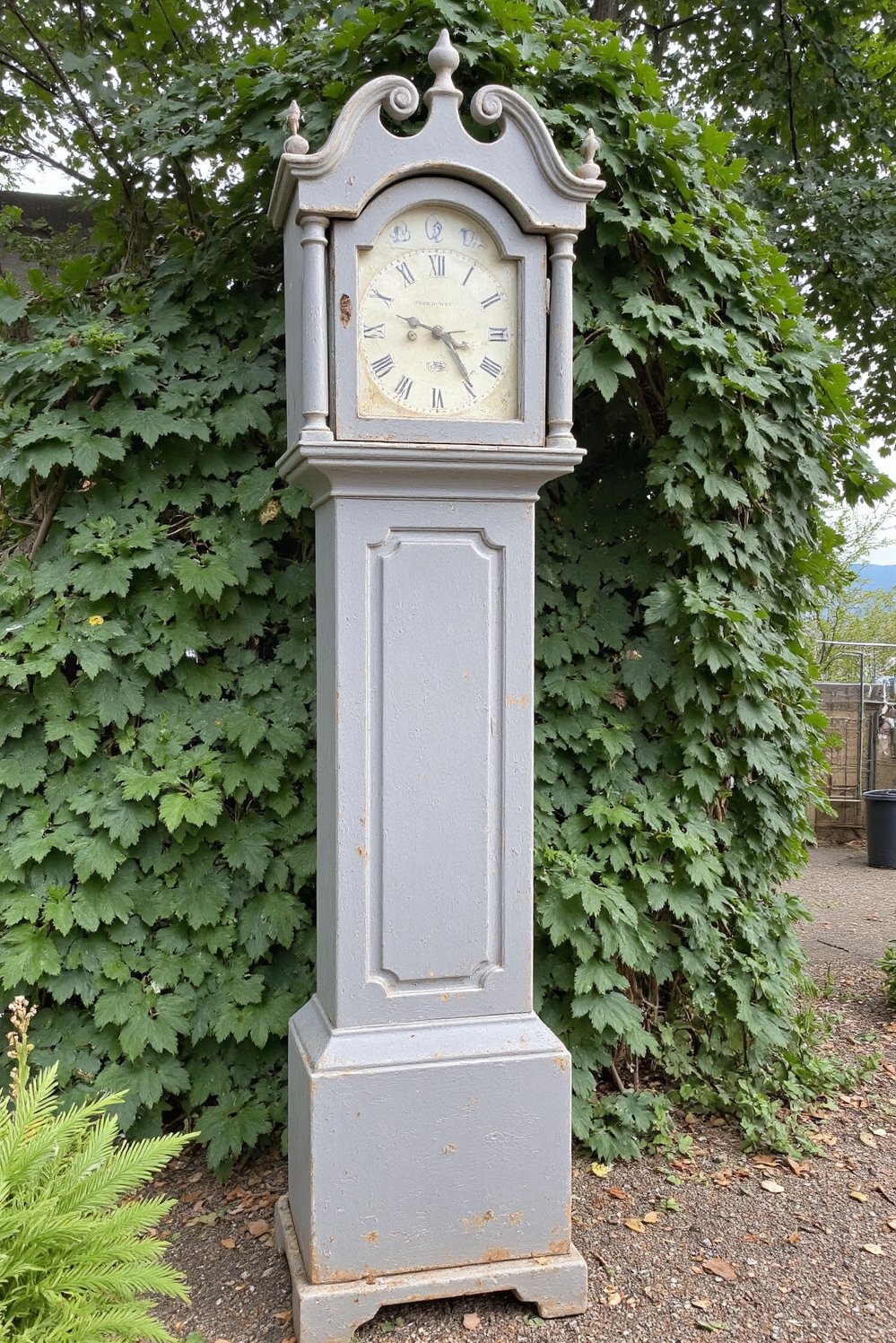grandfather clock examples - Rustic Garden Grandfather Clock with Ivy