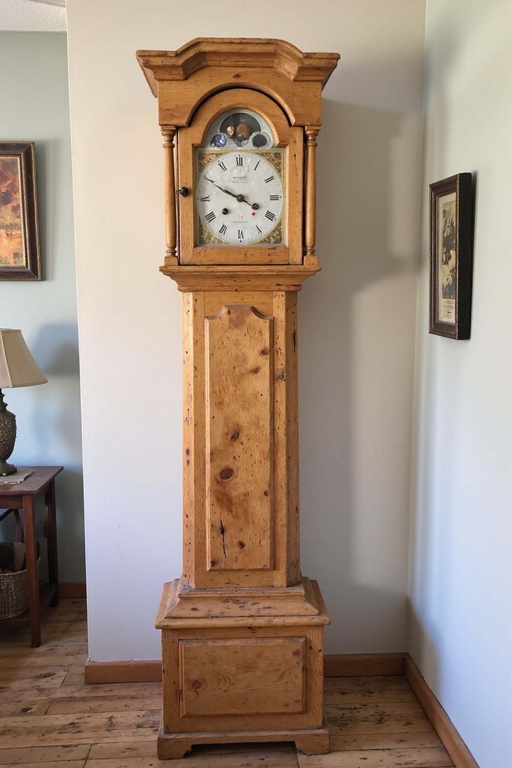 grandfather clock examples - Rustic Pine Grandfather Clock DIY