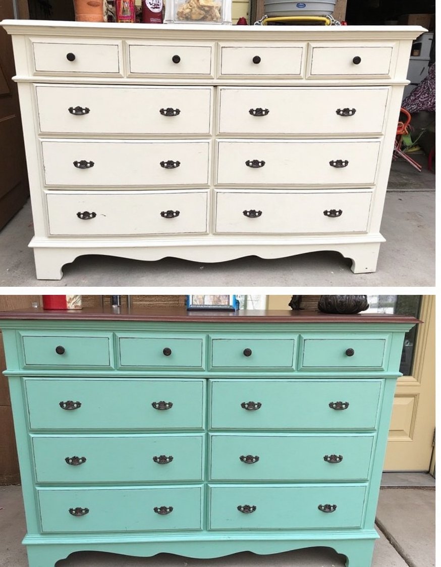 Heirloom Traditions Paint Makeover - Heirloom Traditions Paint: Before & After Furniture Makeover - Heirloom Traditions Paint: Before & After! See the...