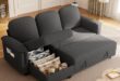 YESHOMY Sleeper L-Shaped Couch Sofa Bed in your daily life