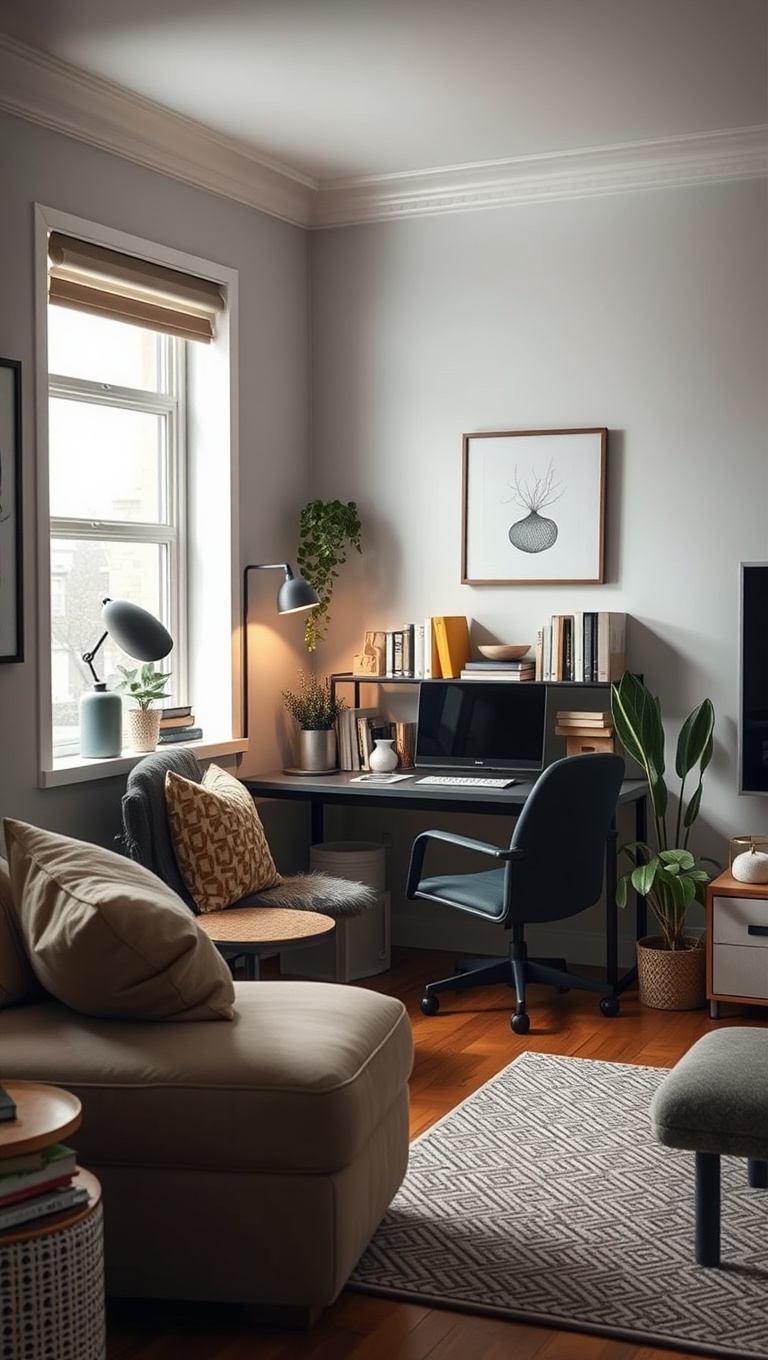 20 Creative and Inspiring Workspace Ideas for Your Living Room