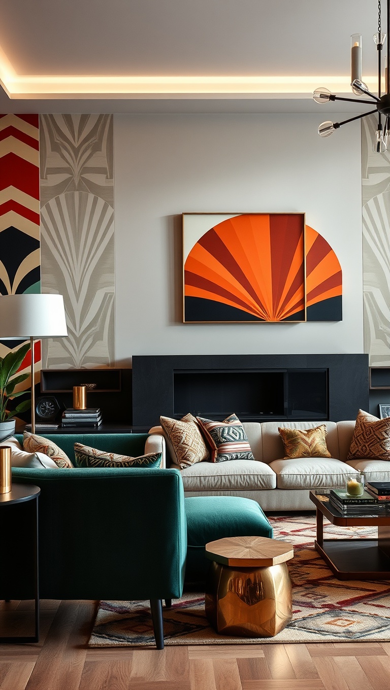 20 Stunning Art Deco Ideas to Transform Your Living Room