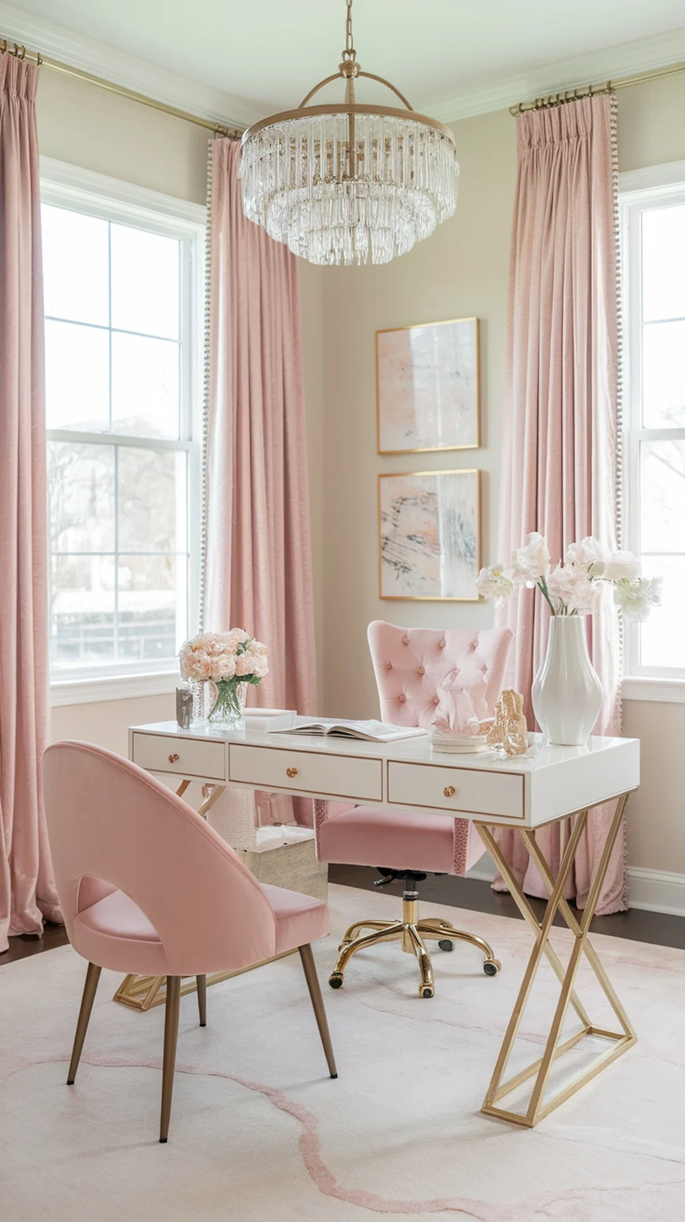 21 Classy Feminine Home Office Ideas That Scream ‘Boss Babe’