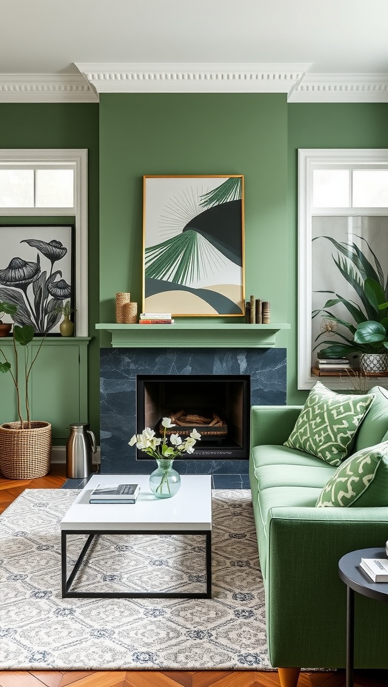 25 Vibrant Ideas to Create Your Dream Green Living Room