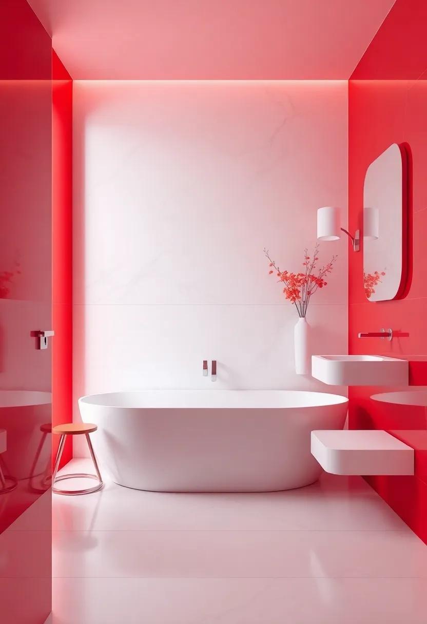 Bold and Inviting: Transform Your Bathroom with Stunning Red Design Ideas Bold and Inviting: Transform Your Bathroom with Stunning Red Design Ideas