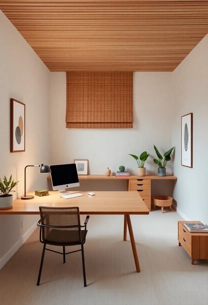 Crafting Calm: Japandi Home Offices Featuring Minimalist Desks for Inspired Productivity Crafting Calm: Japandi Home Offices Featuring Minimalist Desks for Inspired Productivity