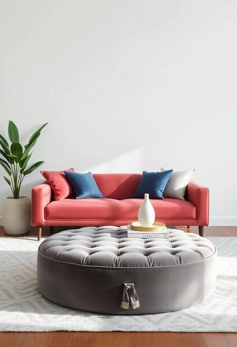 Elevate Your Space: Creative Styling Ideas for Luxurious Velvet Ottomans
