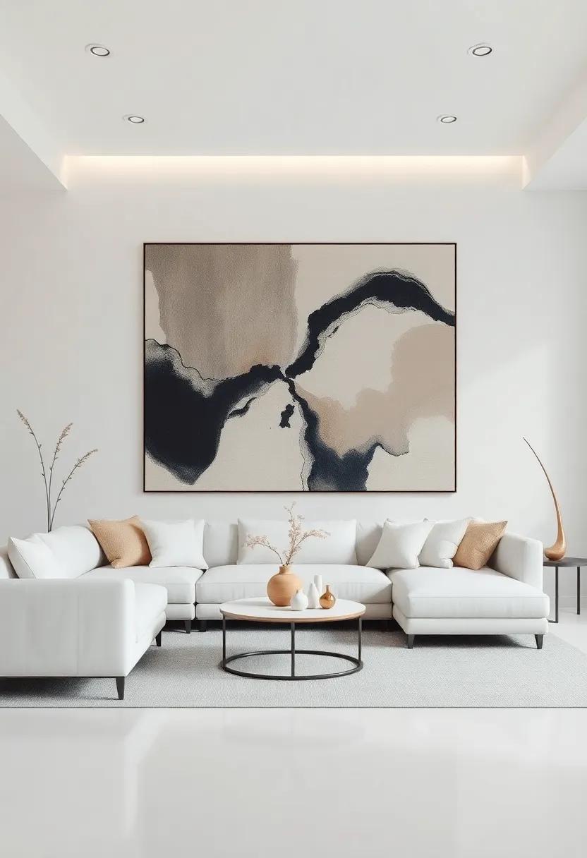 29 Inspiring Ideas for a Neutral Living Room Adorned with Abstract Art 29 Inspiring Ideas for a Neutral Living Room Adorned with Abstract Art
