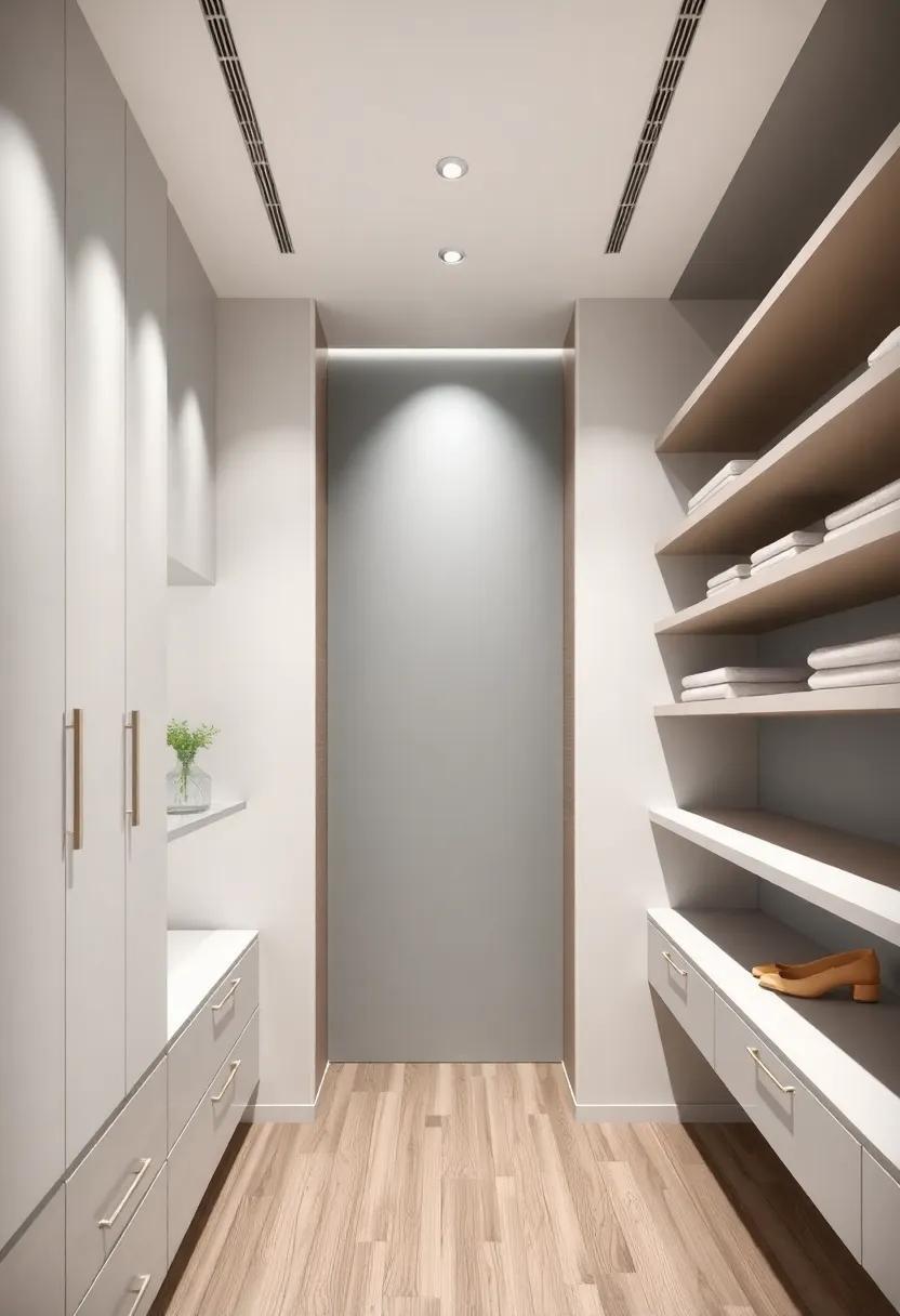 25 Stunning Ideas for a Modern Luxury Walk-In Closet with Floating Shelves 25 Stunning Ideas for a Modern Luxury Walk-In Closet with Floating Shelves