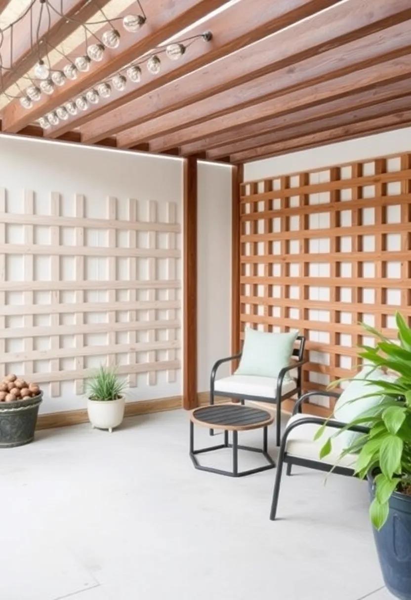 Transform Your Outdoor Space: DIY Lattice Screens for Enhanced Patio Privacy