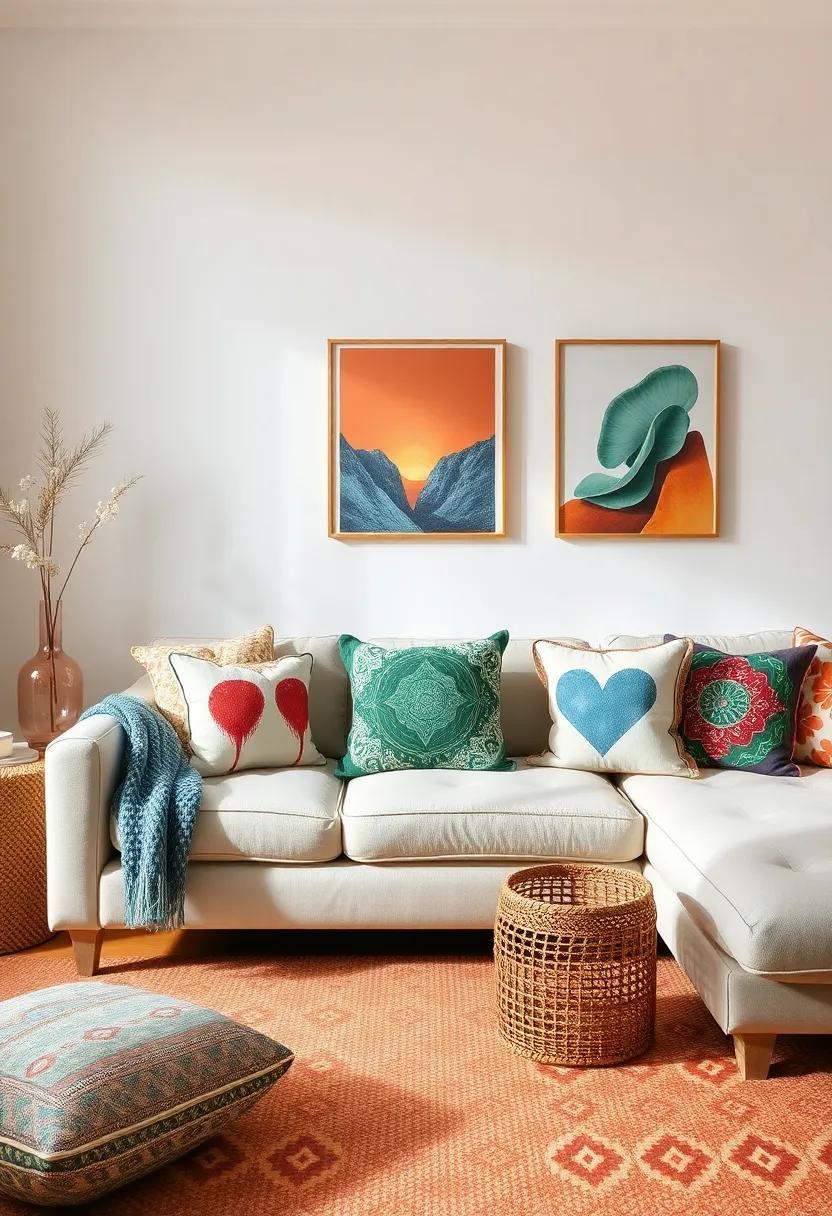 Transform Your Space: Embrace Eclecticism with Artistic Throw Pillows Transform Your Space: Embrace Eclecticism with Artistic Throw Pillows