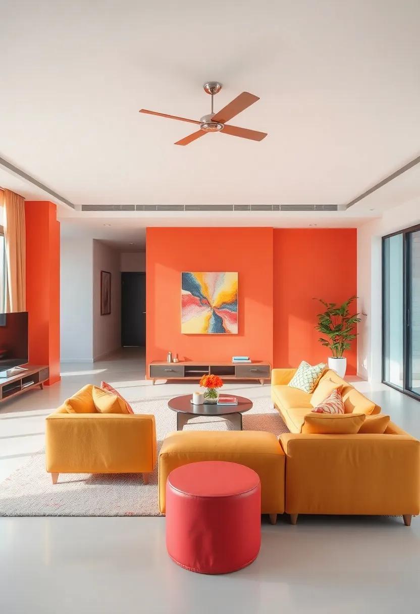 27 Dazzling Ideas for an Open Concept Living Room Filled with Vibrant Colors 27 Dazzling Ideas for an Open Concept Living Room Filled with Vibrant Colors