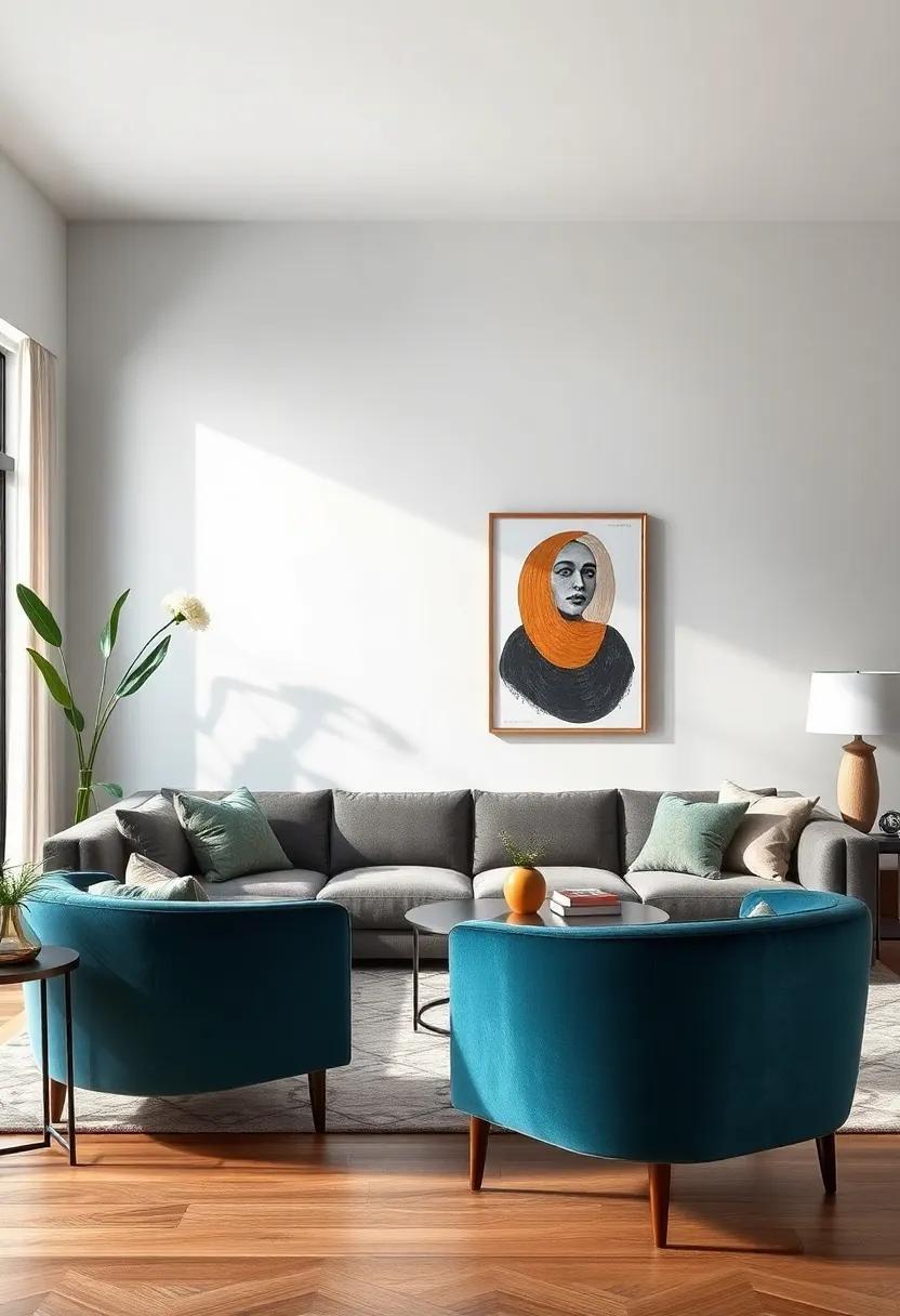 25 Ways to Elevate Your Eclectic Living Room with Luxurious Velvet Accents