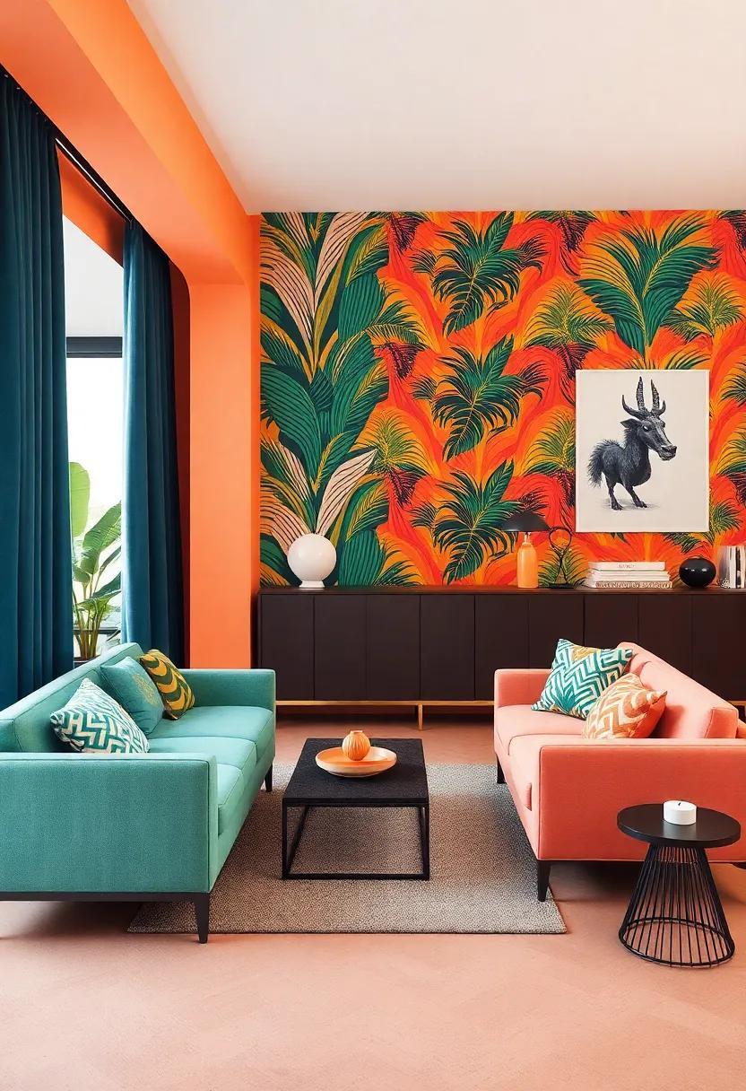 Embracing Boldness: Maximalist Patterns and Colors for Eclectic Interior Design