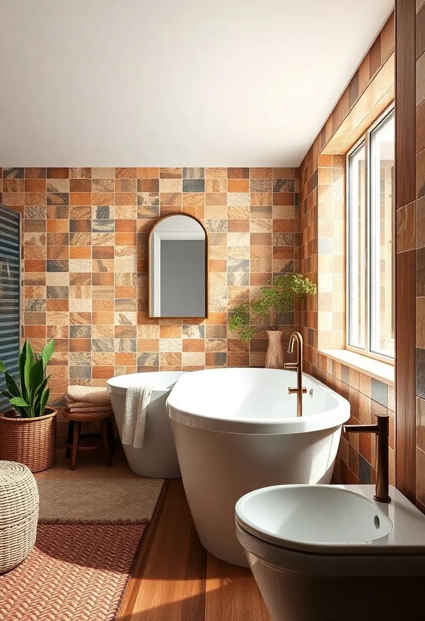 Embracing Charm: Crafting an Eclectic Bathroom Oasis with Vintage Tiles Embracing Charm: Crafting an Eclectic Bathroom Oasis with Vintage Tiles
