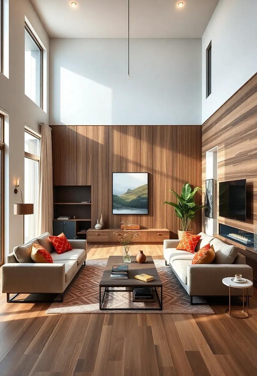 Maximizing Space: Designing a Cozy Open Concept Living Room with High Ceilings Maximizing Space: Designing a Cozy Open Concept Living Room with High Ceilings