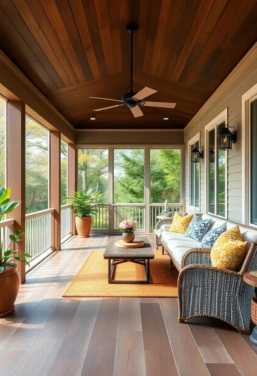 Transforming Your Screened Porch: Exploring Textured Flooring Finishes for Style and Comfort