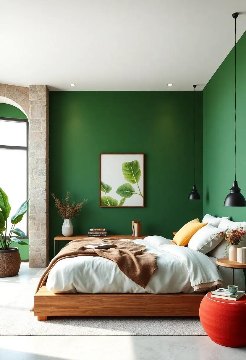 25 Serene Bedroom Wall Colors with Green Tones to Transform Your Space