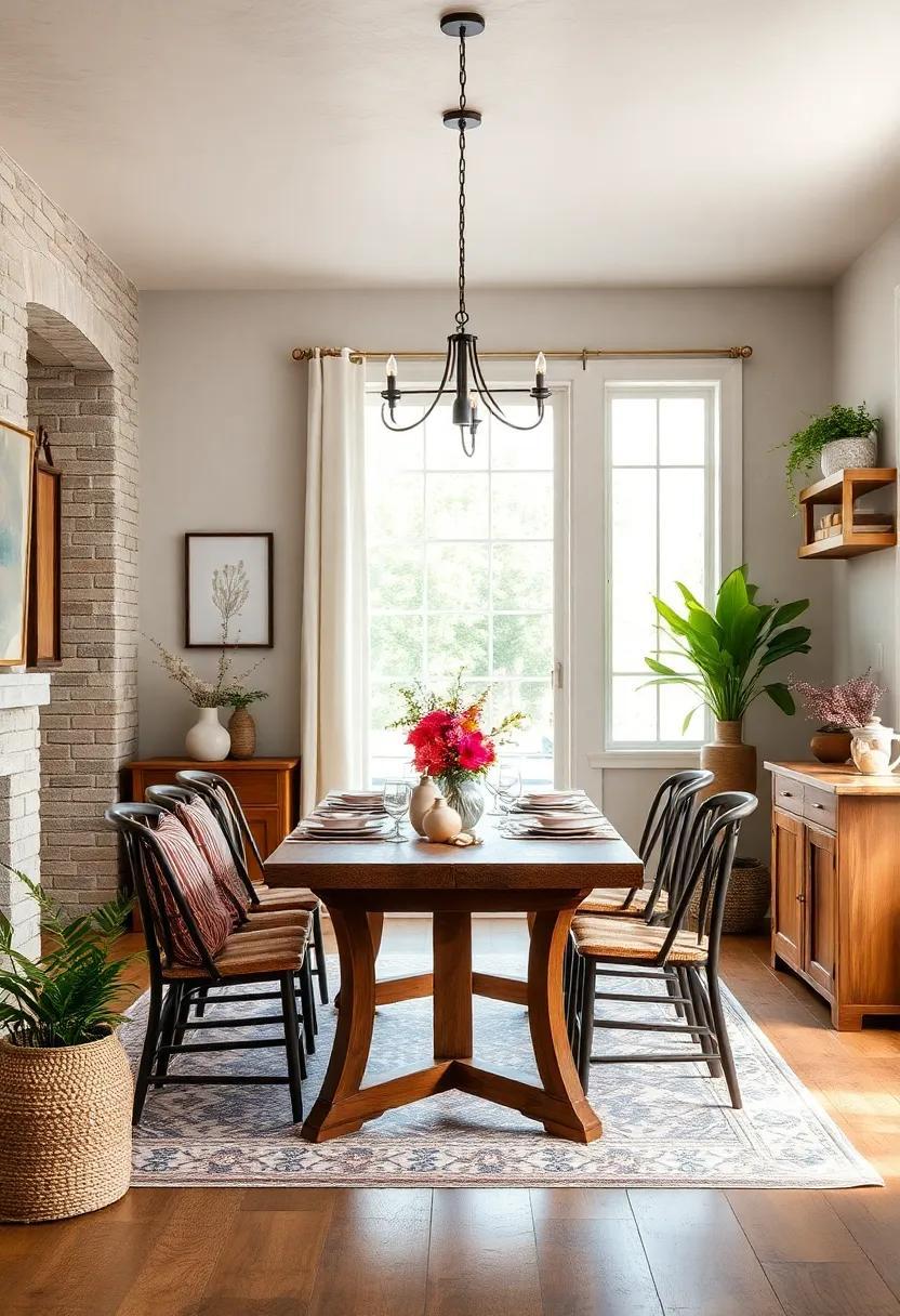 Charming Farmhouse-Style Dining Room Ideas for a Cozy and Inviting Atmosphere Charming Farmhouse-Style Dining Room Ideas for a Cozy and Inviting Atmosphere