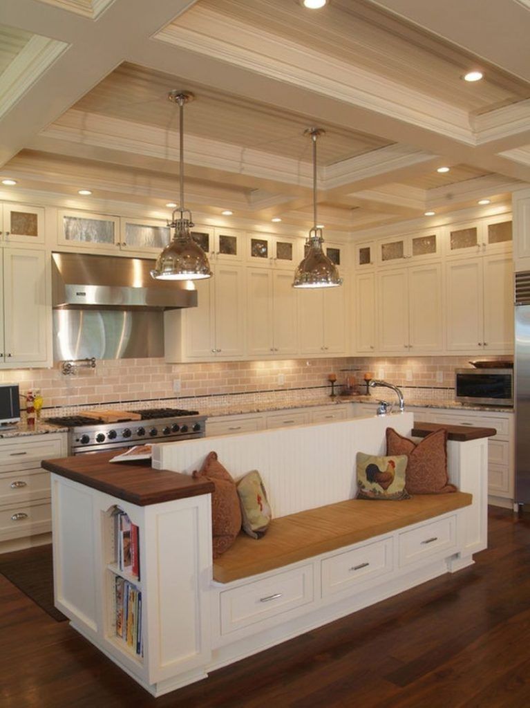 kitchen island with seating