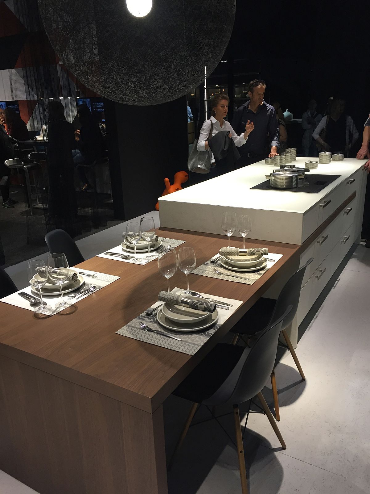 kitchen island with seating