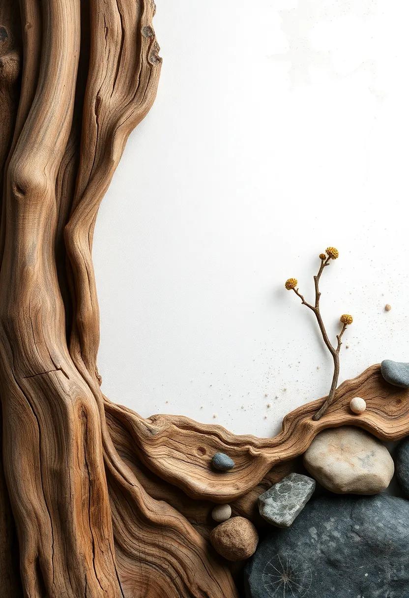Art and Nature ‌Fusion: Merge natural elements like driftwood or stones with abstract⁣ concepts, crafting a⁢ connection with the earth