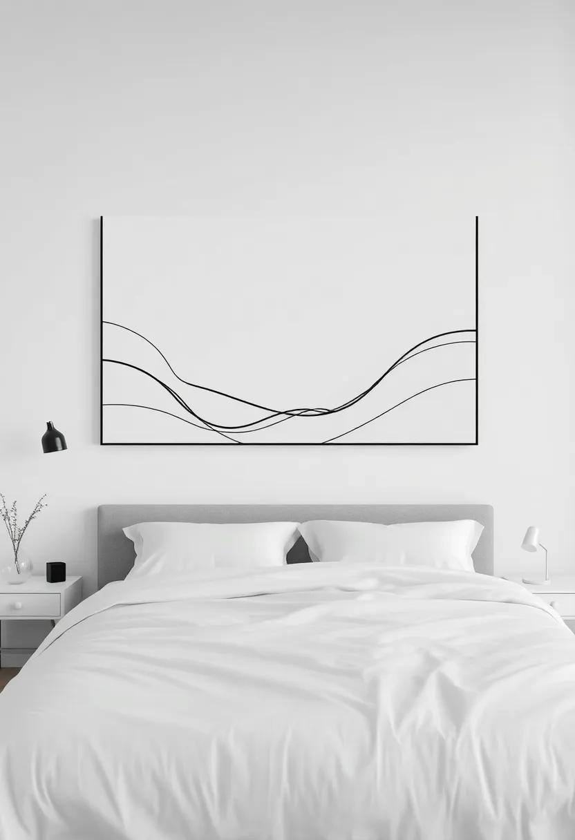 Minimalist Line⁤ Art: Discover ​the ​beauty of simplicity ​through minimalist line ‍art⁢ that‌ creates a striking yet understated focal point